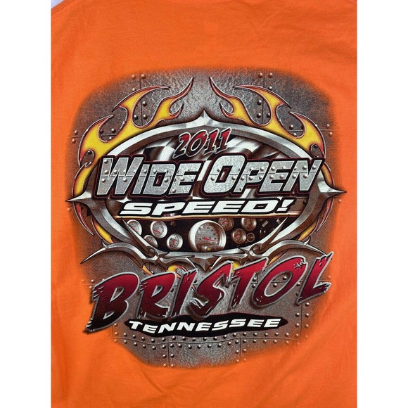 Bristol Speedway Tennessee Wide Open NASCAR short sleeve t-shirt adults XL 2011 - Picture 4 of 6
